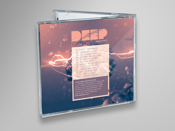CD inlay design and printing
